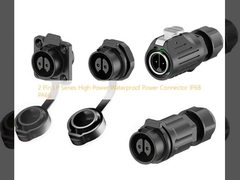 2 pin LP-serie High Power Waterproof Power Connector IP68 PA66