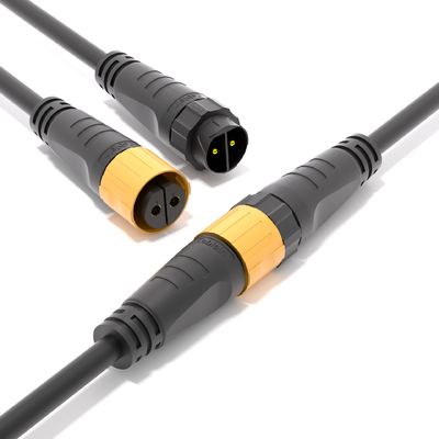 kopen Waterdicht IP68 Elektrische mannelijke vrouwelijke connectoren Zelfvergrendelende injectie voor groeilicht online manufacture