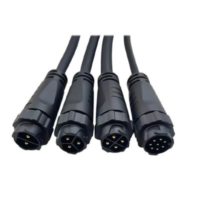 kopen Zelfvergrendelend Nylon Mannelijk Vrouwelijk Kabel Connectoren Waterdicht Voor Floodlight Lijn Licht online manufacture