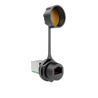 kopen M20 Panel RJ45 Signal Cable Connector Waterdicht 180 graden Crystal Aviation Plug online manufacture