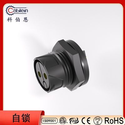 kopen P20 2/3 Front Core Waterproof Panel Mount Connector Self Locking Outdoor LED Light Connectors online manufacture