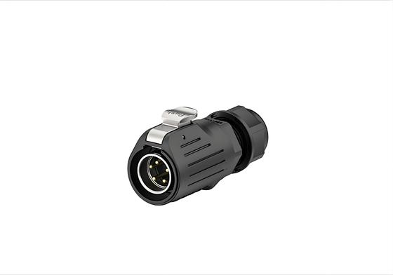 kopen IP68 Waterdichte 5-pins LP20 Connector, 20A Paneelmontage, Push-Pull Vergrendeling online vervaardiging