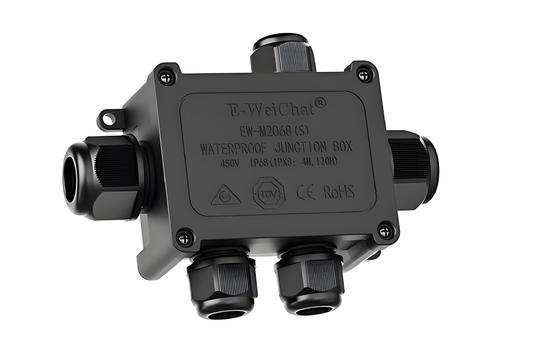kopen Waterproof Junction Box Integrated 1in4Out Splitter Enclosure for Outdoor Wiring IP68 online vervaardiging