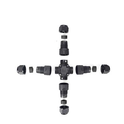 kopen Waterdichte M20 schroefvergrendelingsconnector 1-3 poort IP67 voor stroom- en signaalverdeling met PA66-materiaal en 0,5 mm2-2,5 mm2 draadmeter online vervaardiging