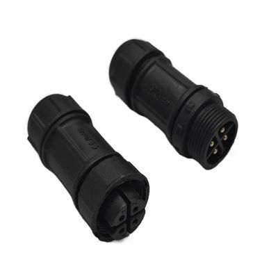 IP67 4 pin waterdicht aansluiting 8A draadloze achterste type M12 cirkelvormige aansluiting