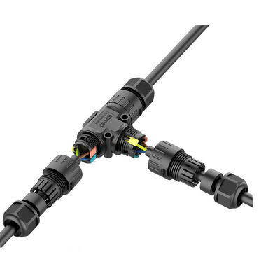 M20 Buitenlandschapsverlichtingsconnector IP68 Waterdicht 24A Hoog Vermogen PA66 Nylon Adapter