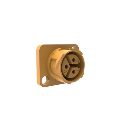 P25 Drie-aderige IP67 waterdichte ronde connector met zelfborgende plaat voor micro-omvormer 25A stroomsterkte