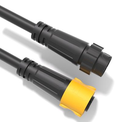 Zelfborgende IP67 waterdichte mannelijke vrouwelijke connector 2-8 ader PA66 nylon voor fokkerijapparatuur