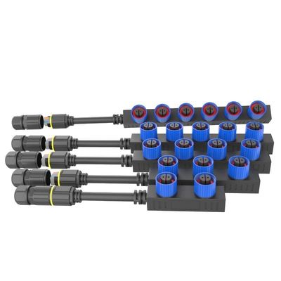 M15 2 pin 3 pin 4 pin 5 pin waterdicht mannelijk vrouwelijk connector F-type module stopcontact