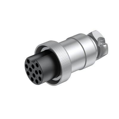 IP68 waterdichte M19 kabelconnector met 500V bedrijfsspanning en PA66 nylon materiaal voor veilige stroomaansluitingen