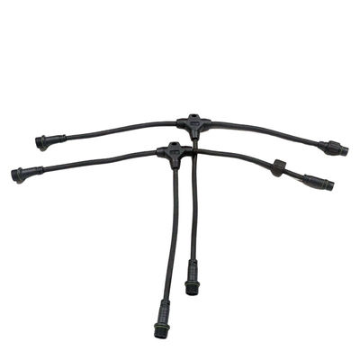 T-type M18 waterdichte kabelconnector met IP68-classificatie en PA66 nylon constructie voor buitengebruik