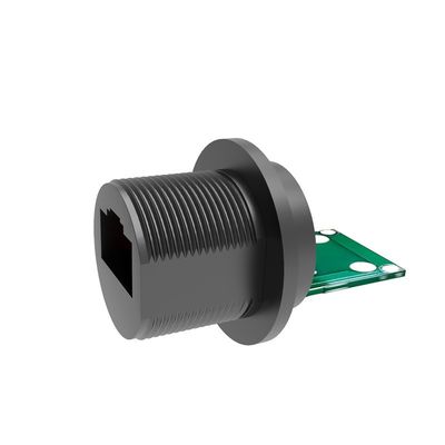 IP67 waterdichte signaalconnector met 125V nominale spanning en PA66 nylon materiaal voor industriële netwerken