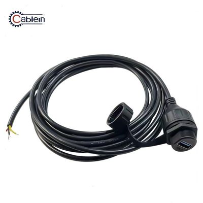 USB 3.0 waterdicht signaalconnector 4 Core Power Cord Audio Panel kabel