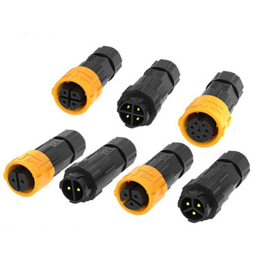 IP67 waterdicht zelfvergrendelend signaalconnector met PA66 nylonmateriaal voor buitenverlichting