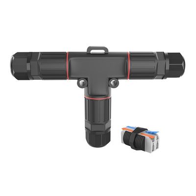 Buiten 3 Core Waterdicht Data Connector M20 Quick Card Press Quick Connector