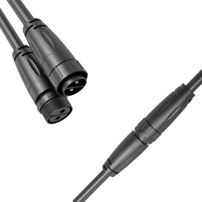 M20 Nylon 2-kern waterdicht signaalconnector voor ventilator voor industriële verwarmingsapparatuur
