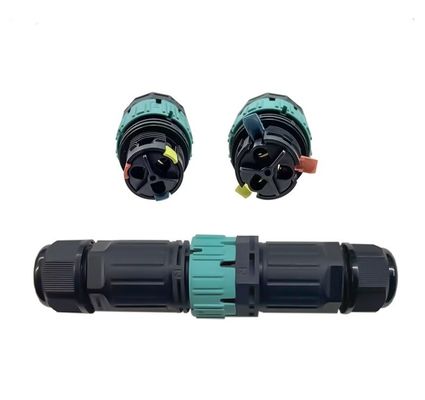 M23 Fast Card Waterdicht Gegevensconnector IP68 Drie-kernconnector Buiten