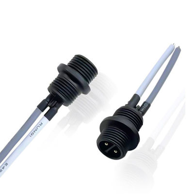 Push Locking Waterdicht M12 Panel Mount Connector 400V Achterpaneel Connector