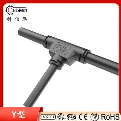 T Tee 2 Core 3 Core 4 Core Waterdicht Ondergrondse Kabel Connector Man Vrouwelijke Uitbreiding