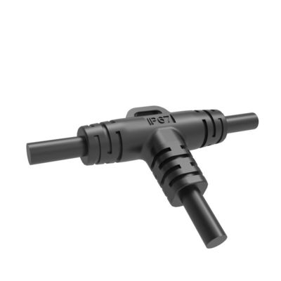 IP68 waterdichte LED-connector met 10A maximale nominale stroom en koperen legering contact voor T-Tee draad toepassingen