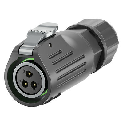 250 V werkspanning IP68 waterdicht kabelconnector met een maximale stroom van 32 A voor veilige elektrische verbindingen