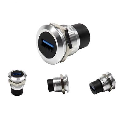 Schroefloze waterdichte IP67-connector met 500 V werkspanning voor industriële toepassingen