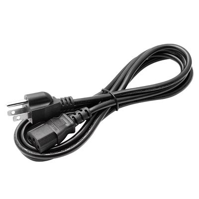ETL & TUV Standard Black Power Cord Plug Connection PVC Jacket inbegrepen