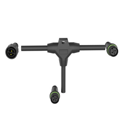 IP67 waterdichte ronde connector met 4-pins mannelijke vrouwelijke zelfborgende butt-type verbinding