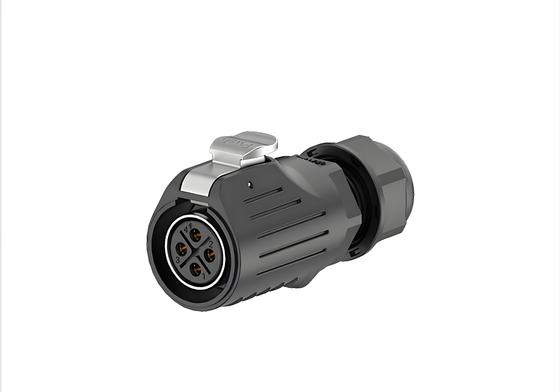 LP20 4-Pin 20A Power Flange Mount Waterdicht Circulair Connector IP68