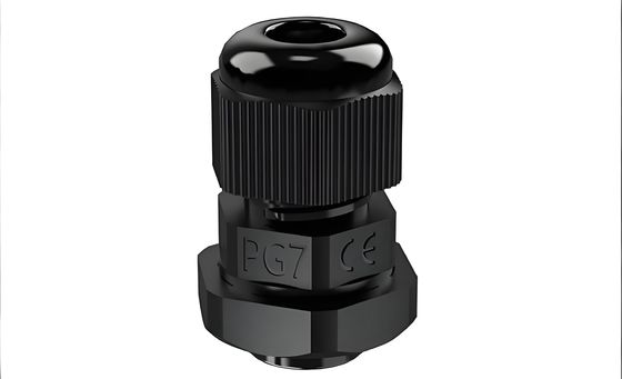 PG7 Plastic Waterproof Connector, Nylon IP68 Cable Gland for Electrical Wire Protection